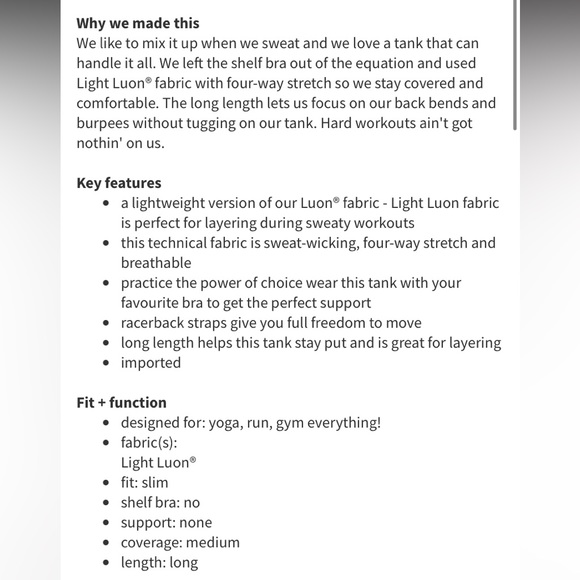 LULULEMON Black & Gray Cool Racerback Tank Top - Picture 3 of 8